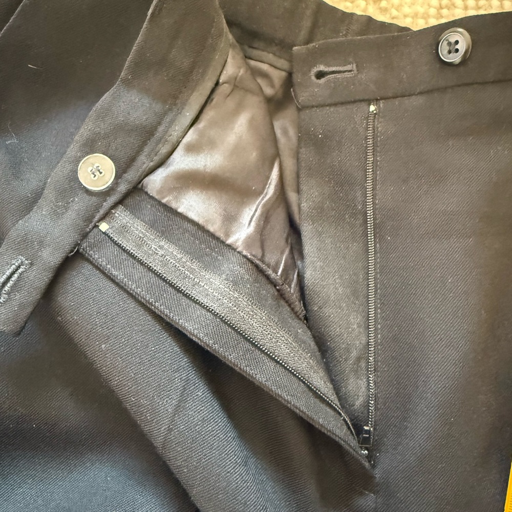 Pendleton Black Wool Pants Lined Classic Style Wo… - image 9